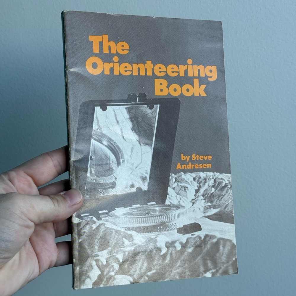 Vintage The Orienteering Book by Steve Andresen Mountaineering Europe Sport